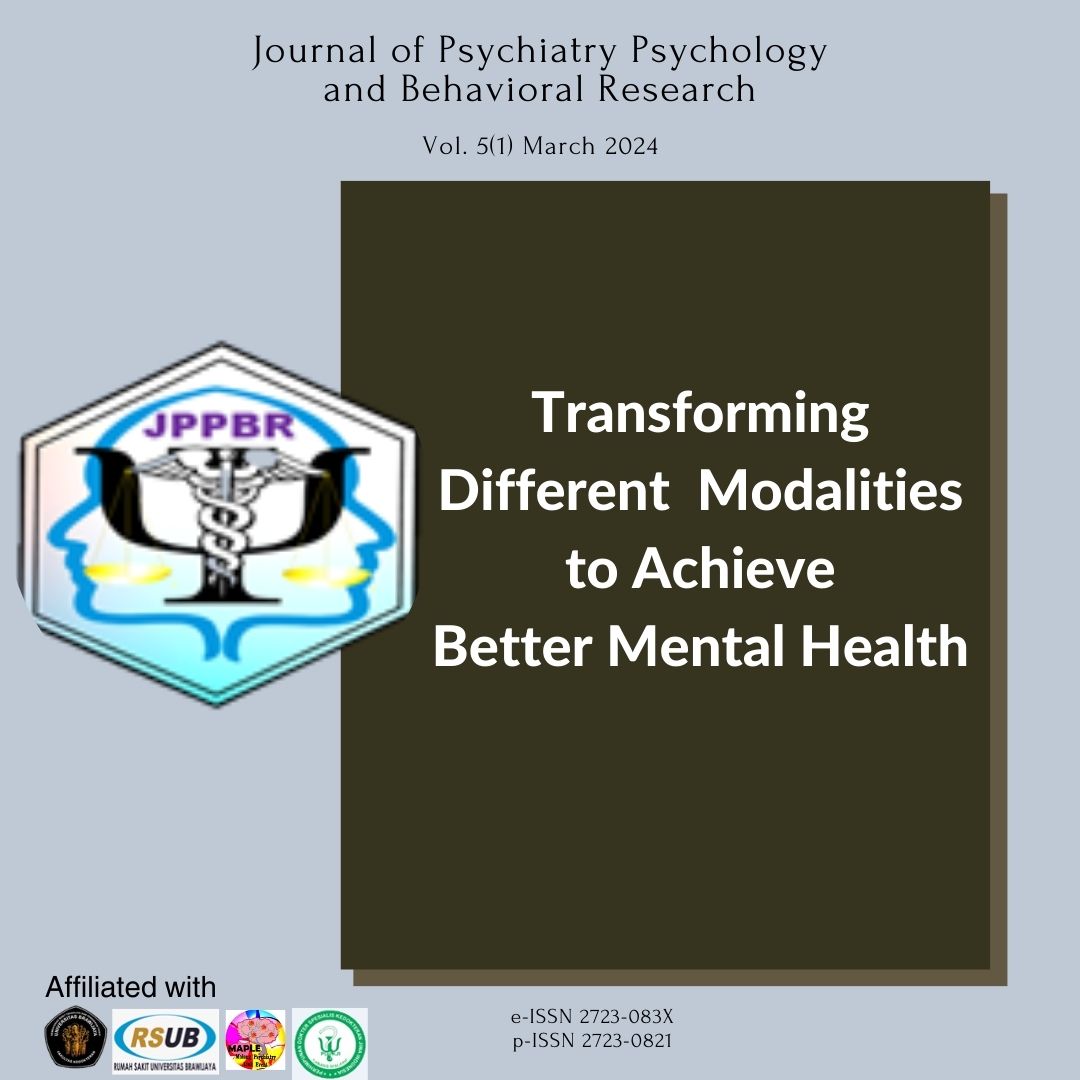 					View Vol. 5 No. 1 (2024): Transforming Different Modalities to Achieve Better Mental Health
				